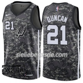 Kinder NBA San Antonio Spurs Trikot Tim Duncan 21 Nike City Edition Schwarz Swingman